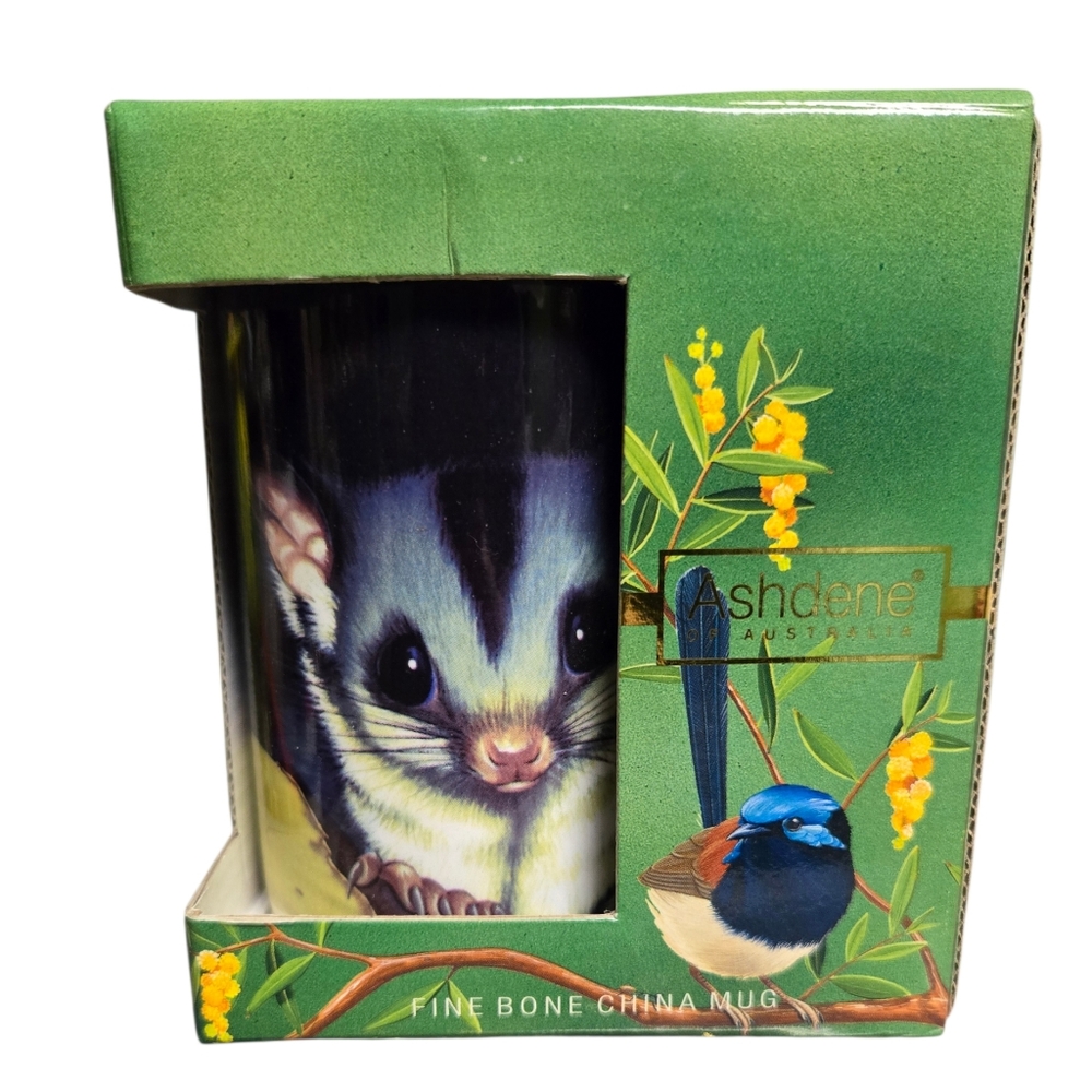 Ashdene Australian Possum 12 oz Fine Bone China Mug. Brand New